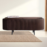 Letitia Lane Evelyn Velvet Storage Ottoman Bench