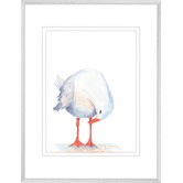 Las Palma Home Seagull Watercolour Three of Three Framed Print