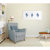 Las Palma Home Stunning Shells Series Framed Trio Print