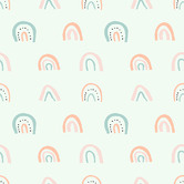 Las Palma Home Minted Rainbows Peel &amp; Stick Wallpaper