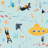 Las Palma Home Submarine Peel &amp; Stick Wallpaper