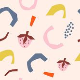 Las Palma Home Strawberry Peel &amp; Stick Wallpaper