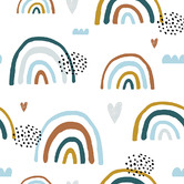Las Palma Home Earthchild Rainbows Peel &amp; Stick Wallpaper