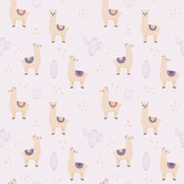 Las Palma Home Lilo Llama Peel &amp; Stick Wallpaper