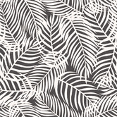 Las Palma Home Charcoal Palms Peel &amp; Stick Wallpaper