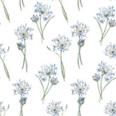 Las Palma Home Agapanthus Peel &amp; Stick Wallpaper