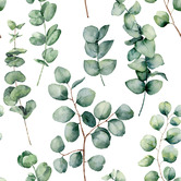 Las Palma Home Round Eucalyptus Peel &amp; Stick Wallpaper