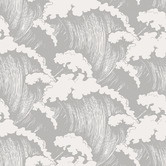 Las Palma Home Japanese Waves Peel &amp; Stick Wallpaper