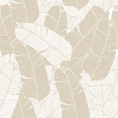 Las Palma Home Palm Leaves Peel &amp; Stick Wallpaper