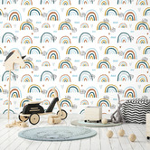Las Palma Home Earthchild Rainbows Peel &amp; Stick Wallpaper