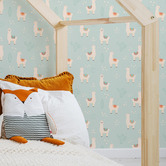 Las Palma Home Lilo Llama Peel &amp; Stick Wallpaper