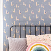 Las Palma Home Lilo Llama Peel &amp; Stick Wallpaper