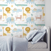 Las Palma Home African Dreaming Peel &amp; Stick Wallpaper