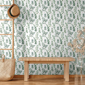Las Palma Home Round Eucalyptus Peel &amp; Stick Wallpaper