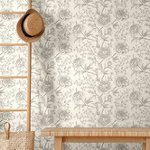 Las Palma Home Vintage Bloom Peel &amp; Stick Wallpaper