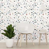 Las Palma Home Terrazzo Peel &amp; Stick Wallpaper