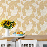 Las Palma Home Palm Leaves Peel &amp; Stick Wallpaper