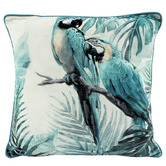 Sage Lane Macaws Velvet Cushion