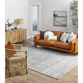 SageLane Trimmed Border Rectangular Linen-Blend Cushion | Temple & Webster