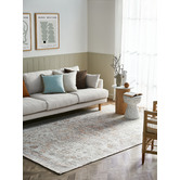 Sage Lane Trimmed Border Square Linen-Blend Cushion