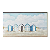 Sage Lane Beach You to It Framed Canvas Wall Art