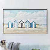 Sage Lane Beach You to It Framed Canvas Wall Art