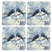 Sage Lane Tweetheart Resin Coasters