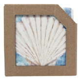 Sage Lane 4 Piece Spe-Shell Coaster Set