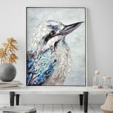 Sage Lane Right Kookaburra Framed Canvas Wall Art