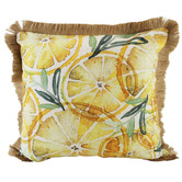 Sage Lane Feeling Zesty Linen-Blend Cushion