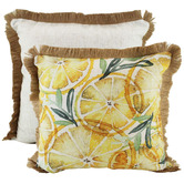 Sage Lane Feeling Zesty Linen-Blend Cushion