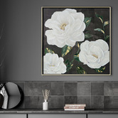 Sage Lane Bloom Gates Framed Canvas Wall Art