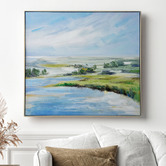Sage Lane Not Main Stream Framed Canvas Wall Art