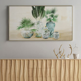 Sage Lane I&#039;m Frond of You Framed Canvas Wall Art
