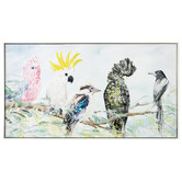 Sage Lane Look Birds Framed Canvas Wall Art
