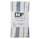 Sage Lane Yano Stipe Cotton Napkins
