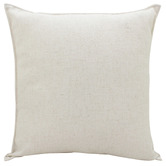 Sage Lane White Keira Linen-Blend Cushion