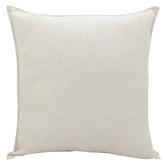 Sage Lane White Keira Linen-Blend Cushion