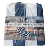 Sage Lane Striped Stockton Outdoor Inflatable Lounge Chair