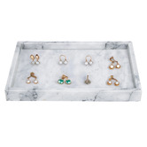 Sage Lane Rectangular Monroe Marble Accessory Tray