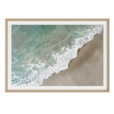 Sage Lane Wave Hello Framed Canvas Wall Art