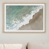 Sage Lane Wave Hello Framed Canvas Wall Art