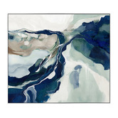 Sage Lane Abstract Alchemy Framed Canvas Wall Art