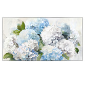 Sage Lane Hydrangea Hijinks Framed Canvas Wall Art