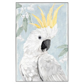 Sage Lane Cocka-too Cute Framed Canvas Wall Art