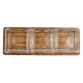 Sage Lane 4 Piece Monte Serving Bowl &amp; Tray Set