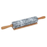 Sage Lane 2 Piece Berkeley Marble Rolling Pin &amp; Stand Set