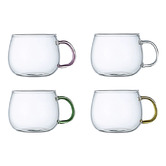 Sage Lane 4 Piece Denver 350ml Glass Mug Set
