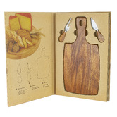 Sage Lane 3 Piece Enfield Cheese Knife &amp; Board Set