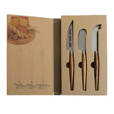 Sage Lane 3 Piece Guilford Stainless Steel Cheese Knife Set